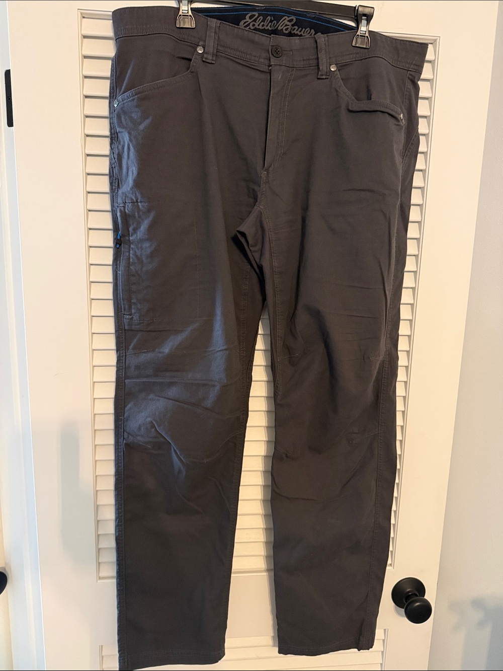 Eddie Bauer Men's Dark Gray Travel Pants